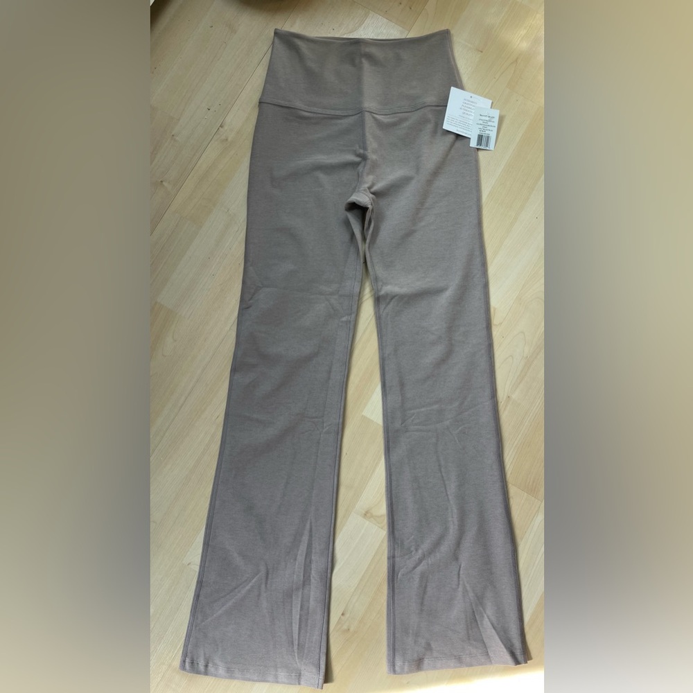 Beyond Yoga Tan Spacedye Practice High Waisted Bootcut Pants - NWT